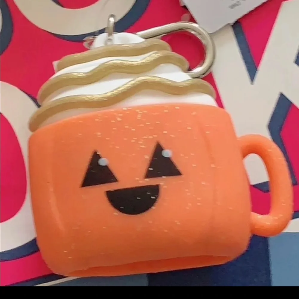 PUMPKIN SPICE LATTE SANITIZER HOLDER WITH GIFT BAG